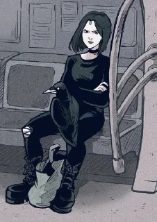 Sticker from Эмо девочка 🖤