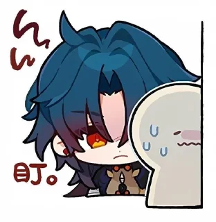 Sticker from Chibi Blade and chibi Blade ca