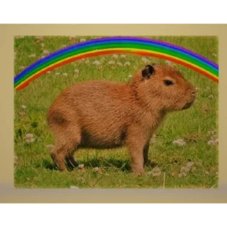 🌈 emoji капибара Telegram sticker 5 of 19