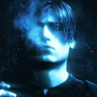 😡 emoji leon s. kennedy by @zxcuqq by @offstikbot Telegram sticker 10 of 100