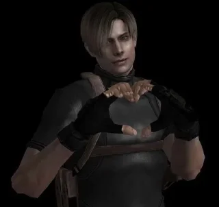 ❤️ emoji leon s. kennedy by @zxcuqq by @offstikbot Telegram sticker 16 of 100