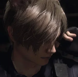😘 emoji leon s. kennedy by @zxcuqq by @offstikbot Telegram sticker 22 of 100