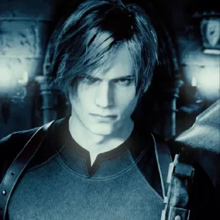 🥰 emoji leon s. kennedy by @zxcuqq by @offstikbot Telegram sticker 11 of 100