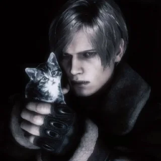 😈 emoji leon s. kennedy by @zxcuqq by @offstikbot Telegram sticker 5 of 100