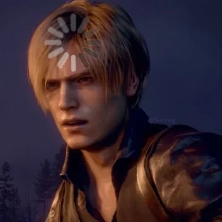 😡 emoji leon s. kennedy by @zxcuqq by @offstikbot Telegram sticker 6 of 100