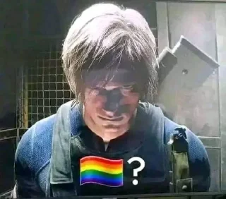 😈 emoji leon s. kennedy by @zxcuqq by @offstikbot Telegram sticker 17 of 100