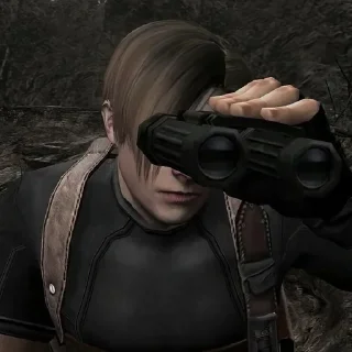 👀 emoji leon s. kennedy by @zxcuqq by @offstikbot Telegram sticker 15 of 100