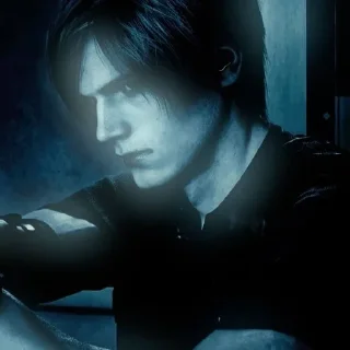 😘 emoji leon s. kennedy by @zxcuqq by @offstikbot Telegram sticker 12 of 100