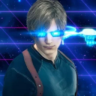 😎 emoji leon s. kennedy by @zxcuqq by @offstikbot Telegram sticker 19 of 100