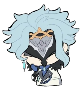 Sticker from Fatui Genshin Impact @novellasbots