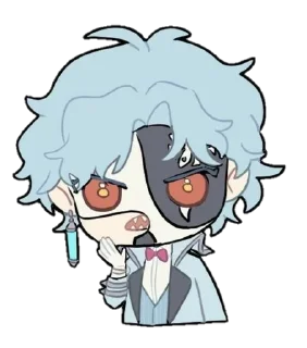 Sticker from Fatui Genshin Impact @novellasbots