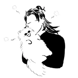 Sticker from Гето Сугуру/Geto Suguru @driedsalmon
