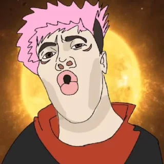 Sticker from Jujutsu Kaisen.