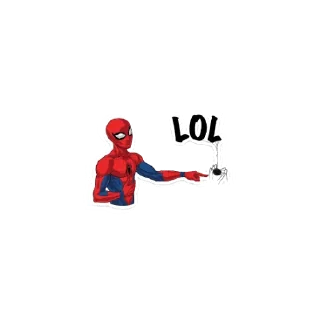 Sticker from Человек паук