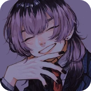 🧥 emoji риндо хайтани. ➡️ @Ctikerubot Telegram sticker 7 of 12