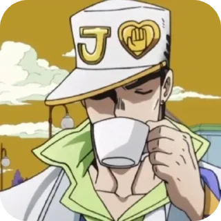 ☕ emoji THATS IS JO JO REF?!?? @StarPlatinym2000 Telegram sticker 20 of 100