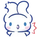 😨 emoji Cinnamoroll @anime4_arts Telegram sticker 17 of 38