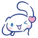 😉 emoji Cinnamoroll @anime4_arts Telegram sticker 1 of 38