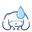 😓 emoji Cinnamoroll @anime4_arts Telegram sticker 14 of 38