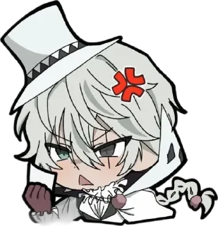 Чиби Гоголь! ~ @bsd_universe sticker preview 1