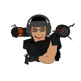 😎 emoji CharacterSTPack/by@McSeRGFeeD Telegram sticker 11 of 78
