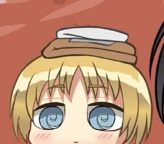 😊 emoji Armin chibi @shchobshokuvaty Telegram sticker 20 of 40