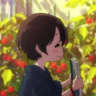 🤍 emoji Mio Chibana Telegram sticker 5 of 30