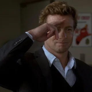 😶 emoji the mentalist Telegram sticker 9 of 49