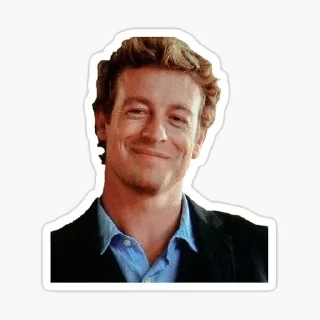 🌟 emoji Patrick Jane Telegram sticker 8 of 38