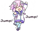 😆 emoji Nep-Nep Stickers "Neptune" :: @line_stickers Telegram sticker 10 of 40