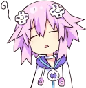 😪 emoji Nep-Nep Stickers "Neptune" :: @line_stickers Telegram sticker 2 of 40