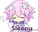 😪 emoji Nep-Nep Stickers "Neptune" :: @line_stickers Telegram sticker 21 of 40