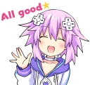 🖐️ emoji Nep-Nep Stickers "Neptune" :: @line_stickers Telegram sticker 7 of 40