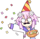 🎉 emoji Nep-Nep Stickers "Neptune" :: @line_stickers Telegram sticker 3 of 40