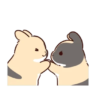 Sticker from зайчики | @softsticks