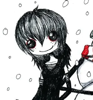 Emo/scene sticker 4