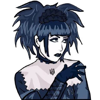 Sticker from Malice Mizer. Adane