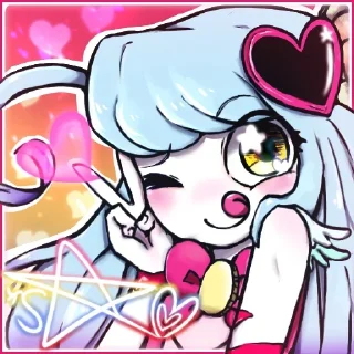 Sticker from the queen of hatred