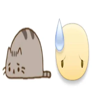 Sticker from pusheen >~<