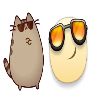 Sticker from pusheen >~<