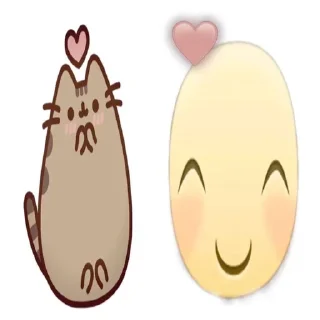 Sticker from pusheen >~<