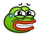 😬 emoji Pepe Emoji @xkysluv Telegram sticker 2 of 40