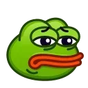 🙁 emoji Pepe Emoji @xkysluv Telegram sticker 13 of 40