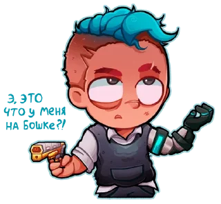 Sticker from ₊⊹ лошка_фд [М47] .. и Радан! | @souji_art