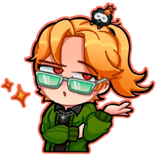 Sticker from ₊⊹ лошка_фд [М47] .. и Радан! | @souji_art