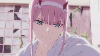 Sticker from darling in the franxx