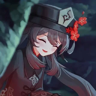 😊 emoji Ху Тао⚰️💋 Telegram sticker 7 of 21
