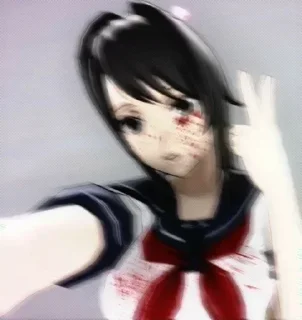Sticker from 🔪-Ayano Aishi-🔪
