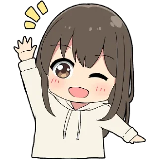 👋 emoji Парка Девочки 2 @Nyasticks Telegram sticker 7 of 41