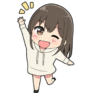 👋 emoji Парка Девочки 2 @Nyasticks Telegram sticker 16 of 41